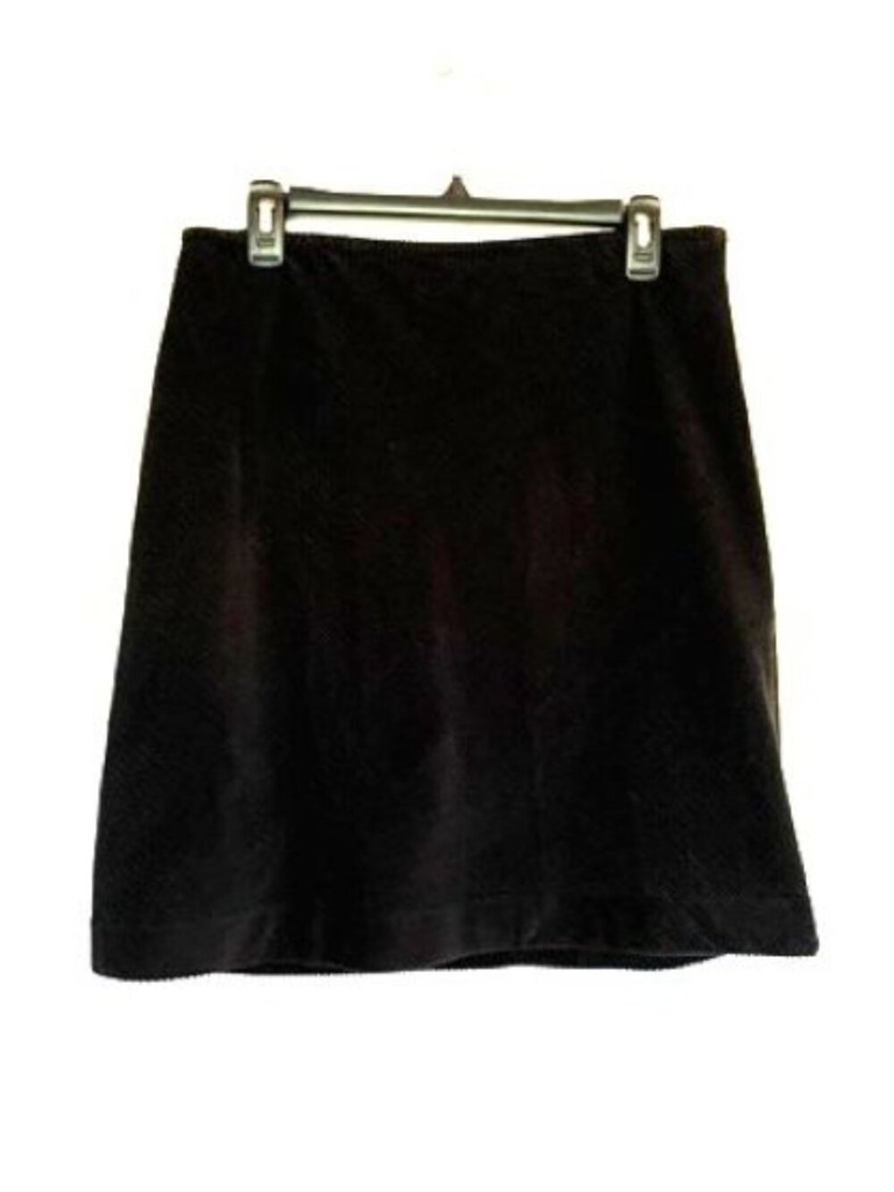 St. John's Bay Corduroy Black Mini Skirt